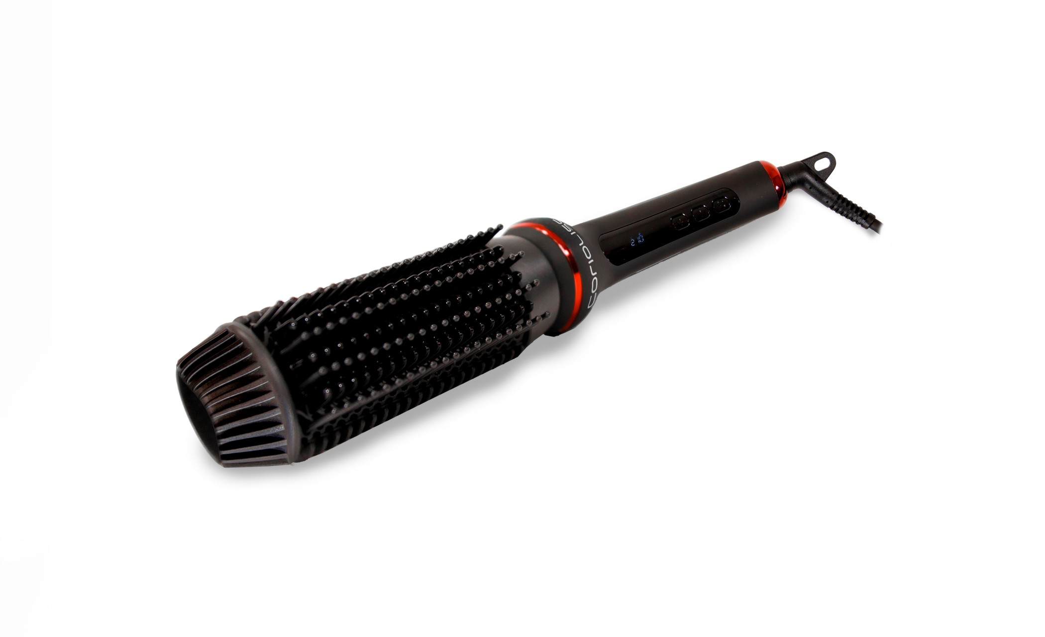 PLANCHA C3 BLACK RED + CEPILLO HOT BRUSH KIT CORIOLISS