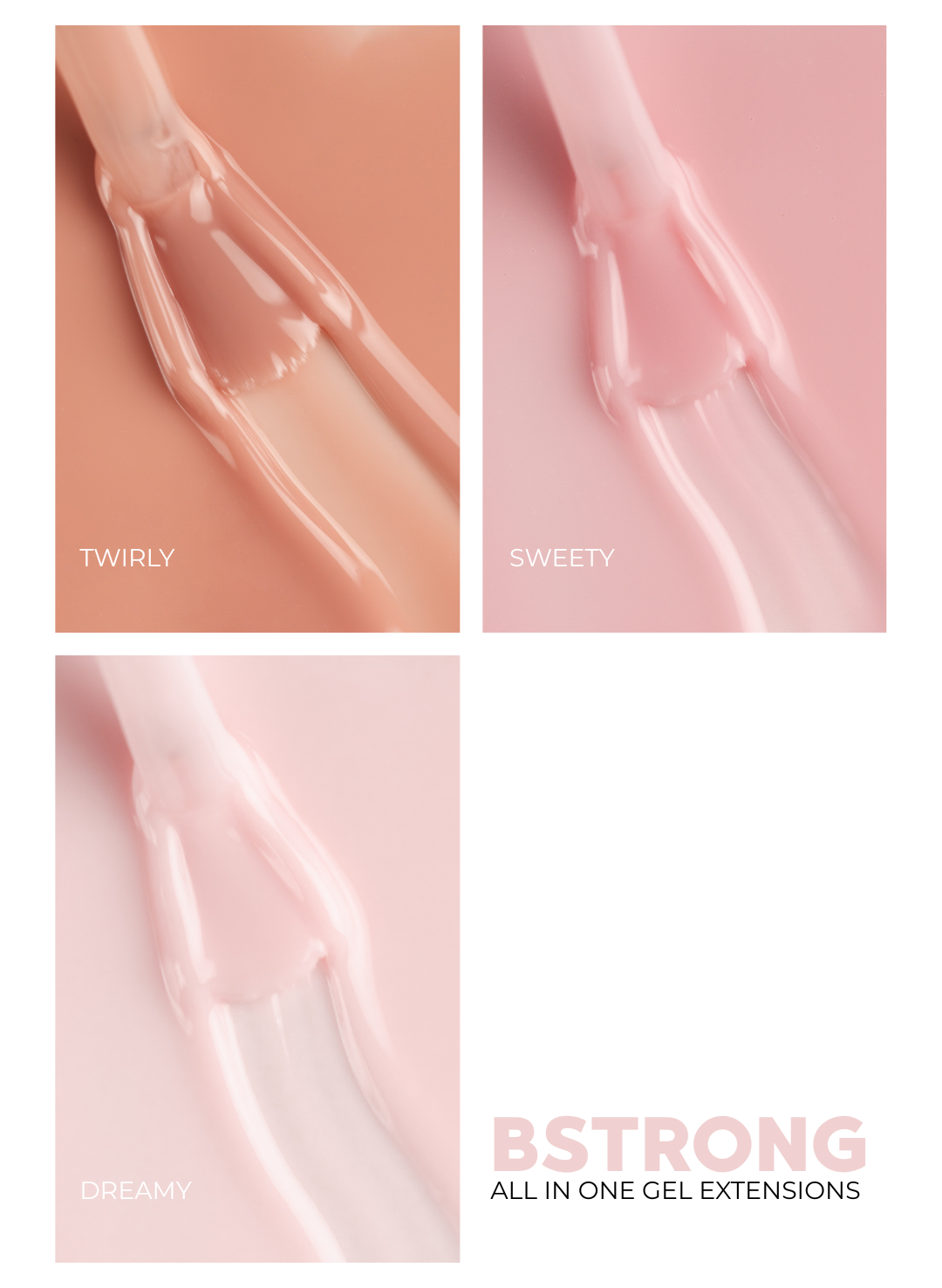 PN BSTRONG GEL LED SWEET DREAMS SET 3uds 14ml