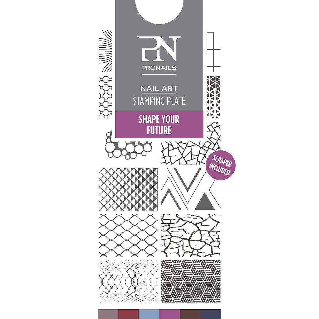 PN Placa Estampado Shape Your Future + Raspador hasta fin de existencias