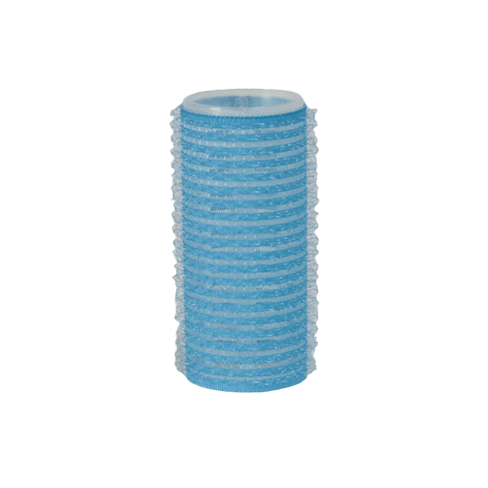 BUCLE RULO ADHERENTE 28 mm AZUL 6 uds