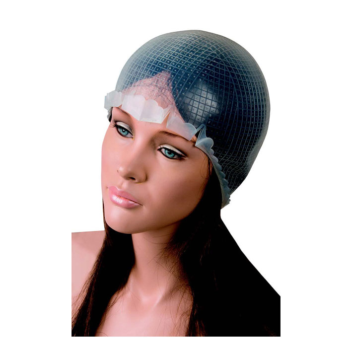 GORRO MECHAS SILICONA CON GANCHO grande