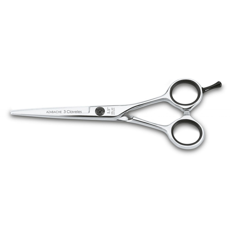TIJERA CORTE 5,5 ” AZABACHE filo navaja
