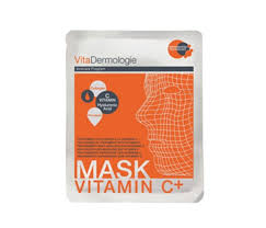MASCARILLA FACIAL ANTI-ARRUGAS CON VITAMINA C VITA DERMOLOGIE cx24 hasta fin de existencias