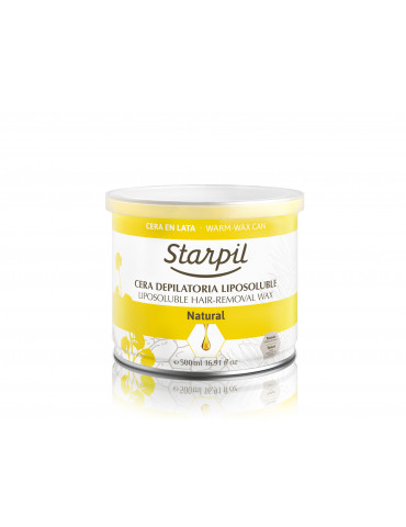 CERA CON BANDA PINO NATURAL LATA 500 gr STARPIL cx24