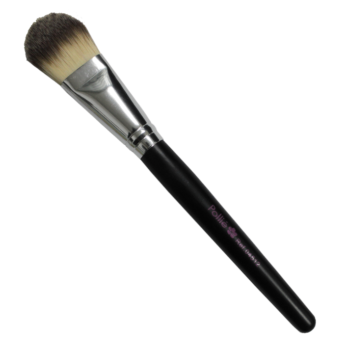 PINCEL PROFESIONAL MAQUILLAJE FLUIDO MANGO MADERA hasta fin de existencias