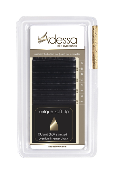 Adessa Tray Pestaña Mixto, CC-0,07 mm, 8 filas hasta fin de existencias