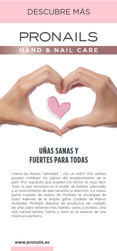 PN Flyer Manicura y tratamientos clientes salon 25 uds hasta fin de existencias