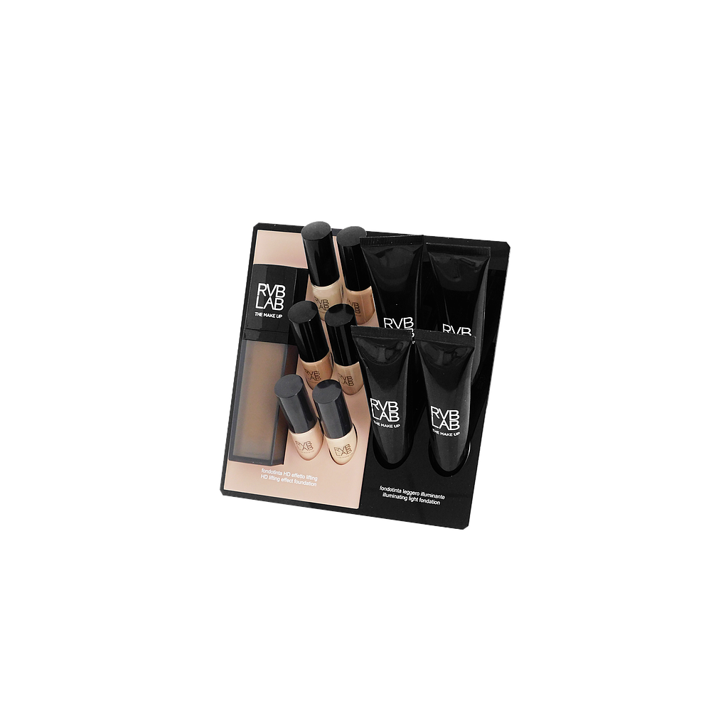 módulo expo general maquillaje hd + illuminating 20