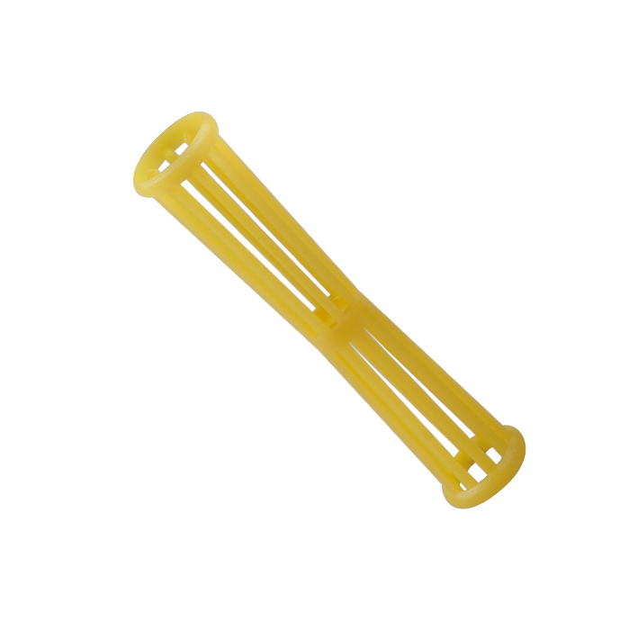 BIGUDI PLASTICO ESTRIADO amarillo 12uds hasta fin de existencias