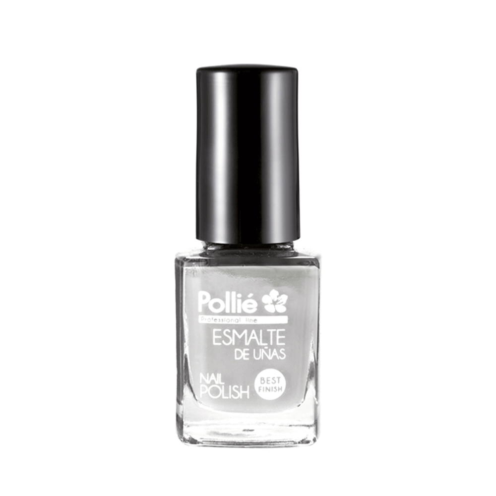 ESMALTE UÑAS GRIS PASTEL 12ml POLLIE cx3