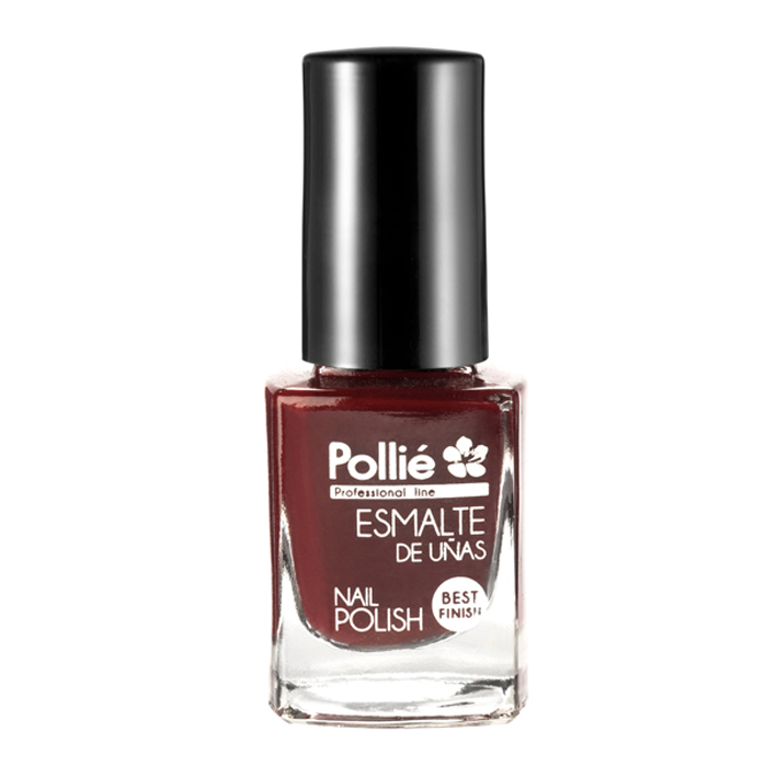 ESMALTE UÑAS granate 12ml POLLIE cx3