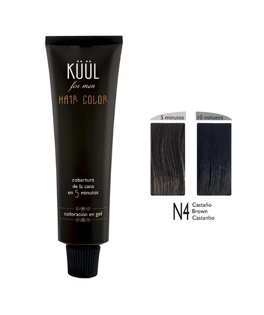 KUUL MEN TINTE N4 castaño hasta fin de existencias cx12