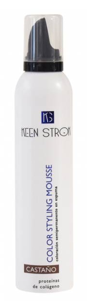 ESPUMA COLOR CASTAÑO 240ml KEEN STROCK hasta fin de existencias