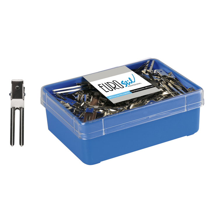 PINZA METAL PEQUEÑA DOBLE PATA 120 uds