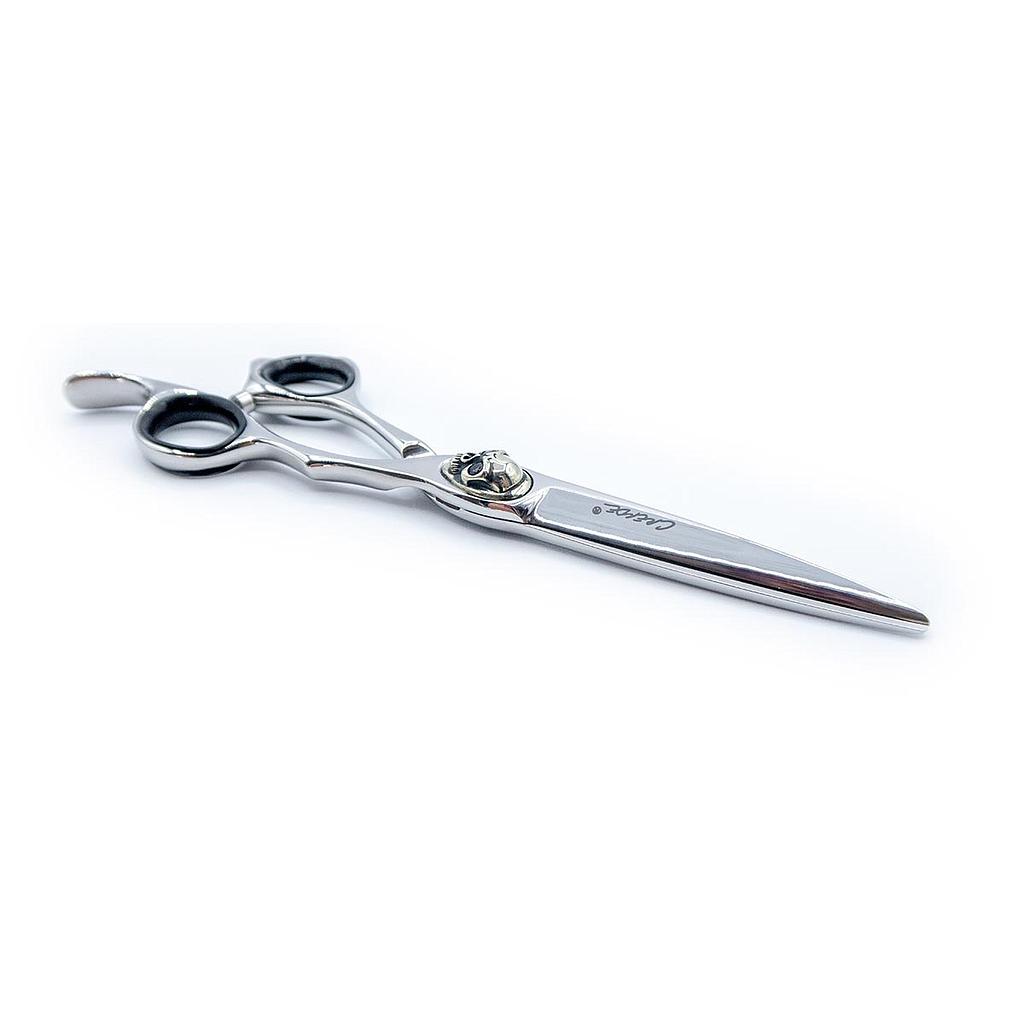 TIJERA CORTE  6” FILO JAPONES ACERO 440C SKULL CRENDE