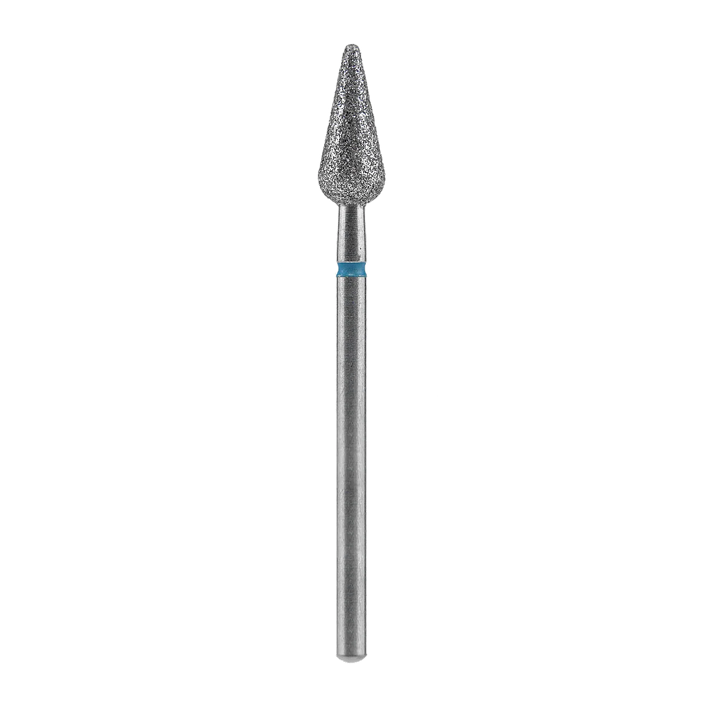 FRESA DIAMANTE PIEL PERA AFILADA AZUL EXPERT diametro 5mm largo 12mm STALEKS