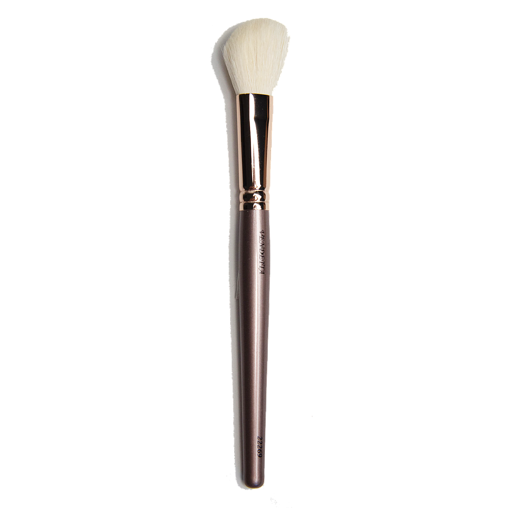 VDT CREATIVE PINCEL SESGADO COLORETE CABRA BLANCA VENDETA