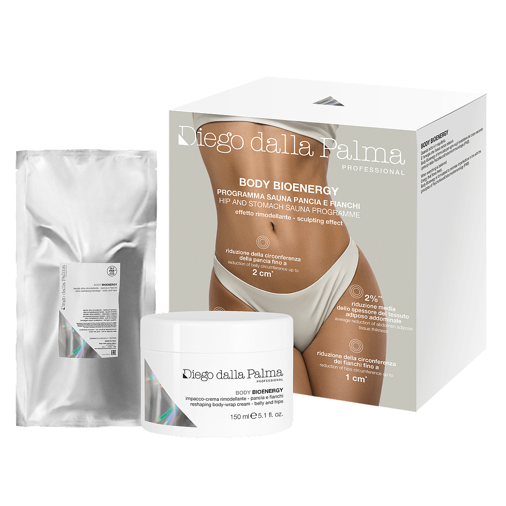 DDP BODY BIOENERGY Kit programa sauna cadera y vientre (venda ultra remodeladora + crema  remodeladora intens  150ml)