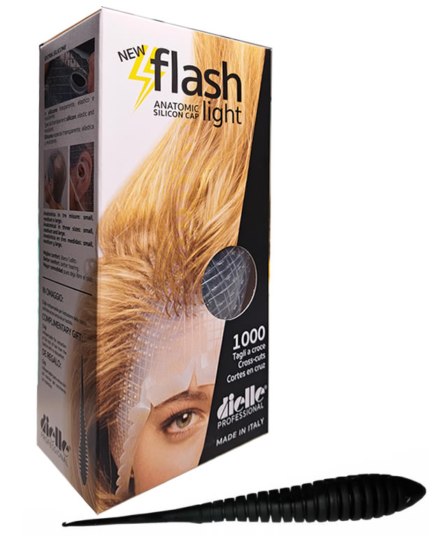 GORRO MECHAS SILICONA FLASH LIGHT pequeño DIELLE PROFESIONAL